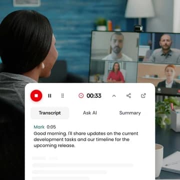 Hero Image - AI Meeting Transcription