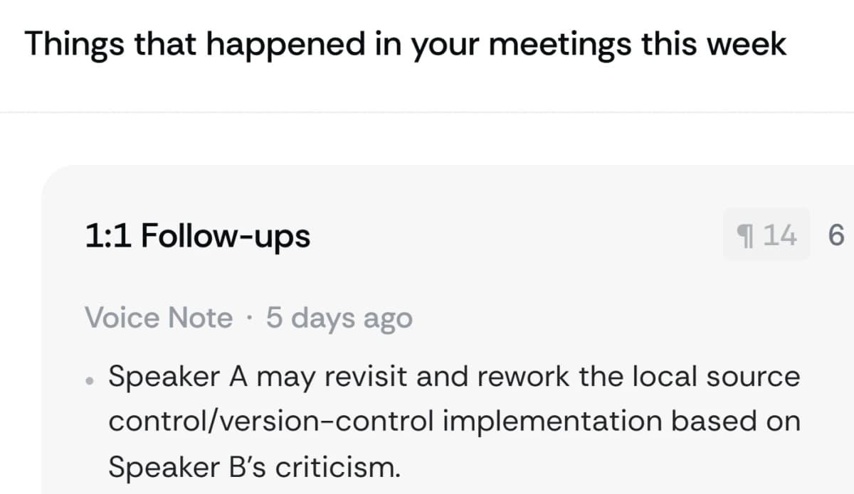 Automated weekly digest email with meeting pattern summaries, productivity highlights, and recommendations.