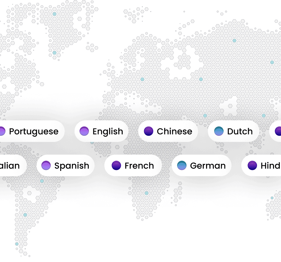 Multilingual transcription across global meetings