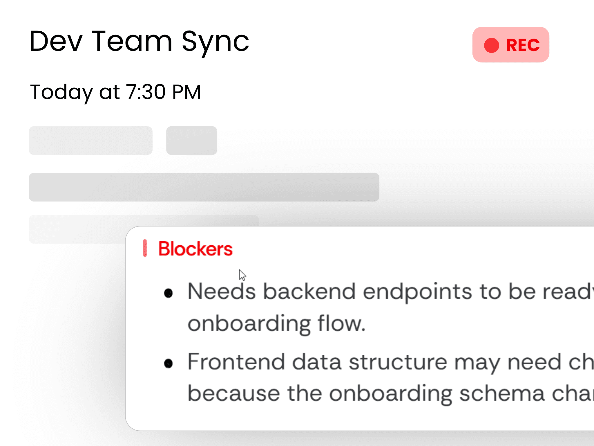 Blockers auto-flagged.