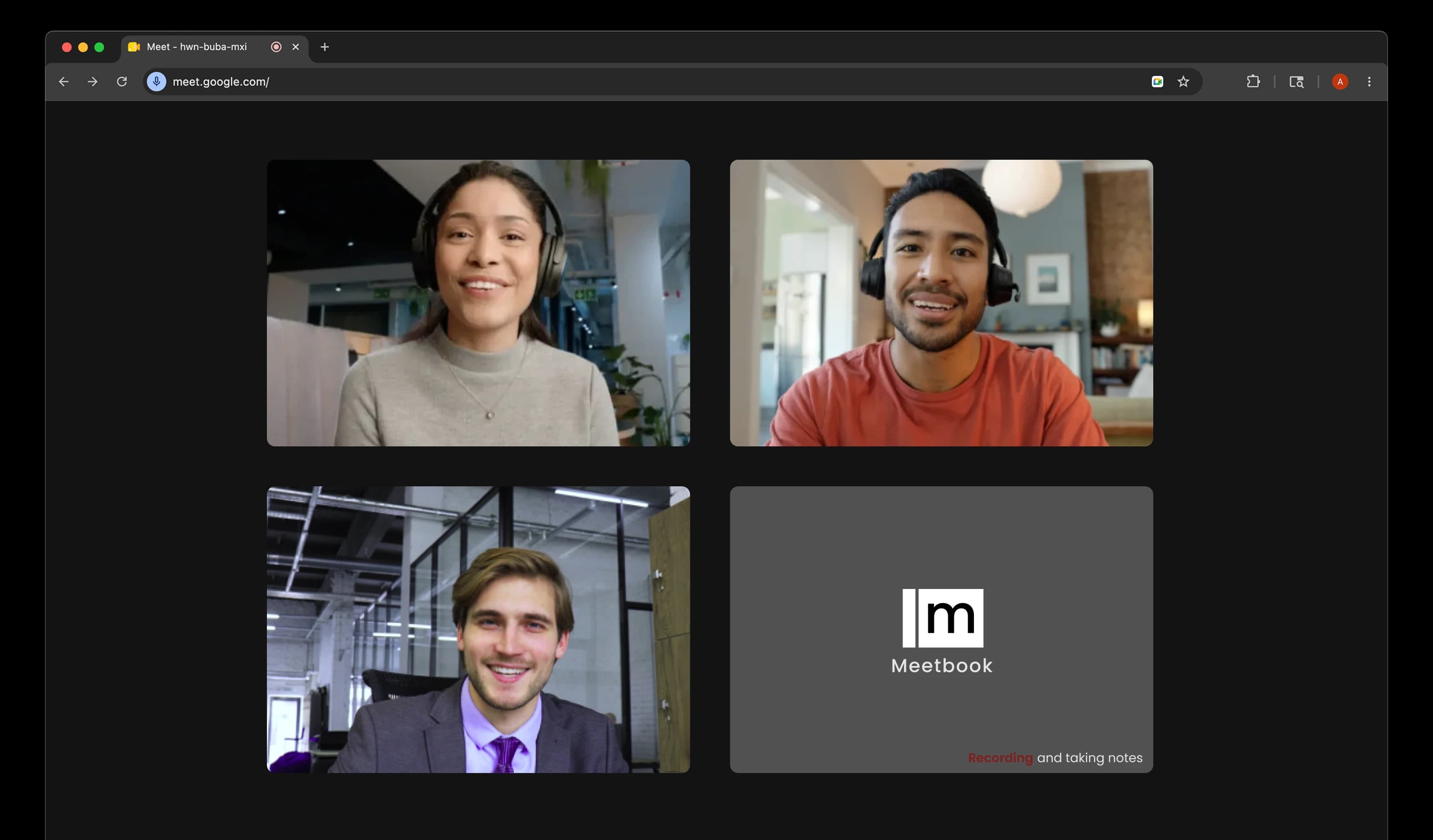 Meetbook desktop app