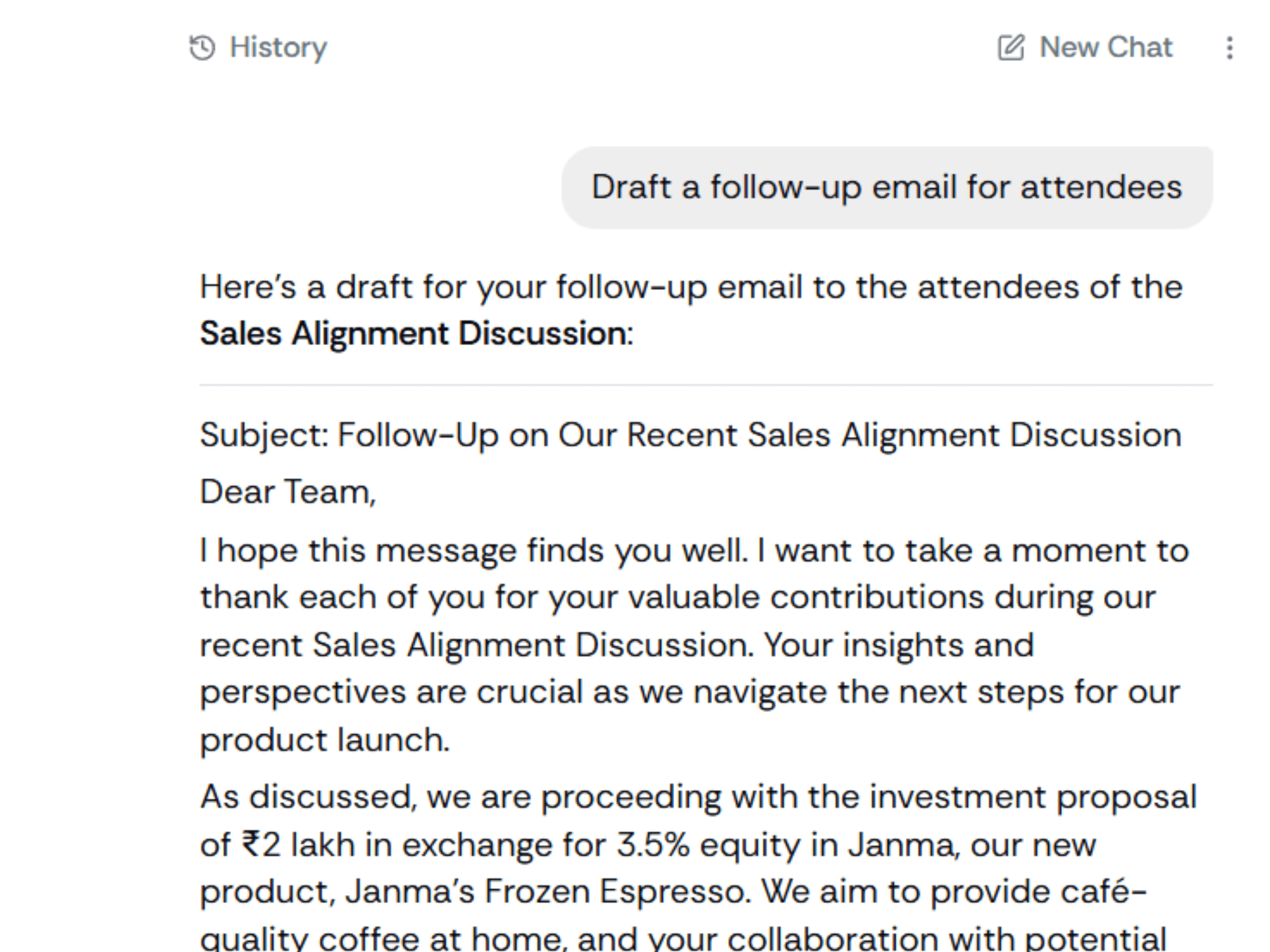 Follow-up written for you.