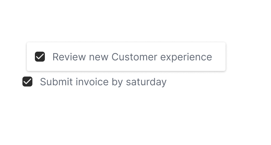 Action items and tasks assigned for each call